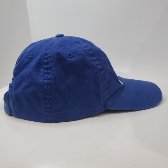 Disney Parks Adult Blue Monster’s University Distressed Strapback Hat Cap. - Picture 8 of 10